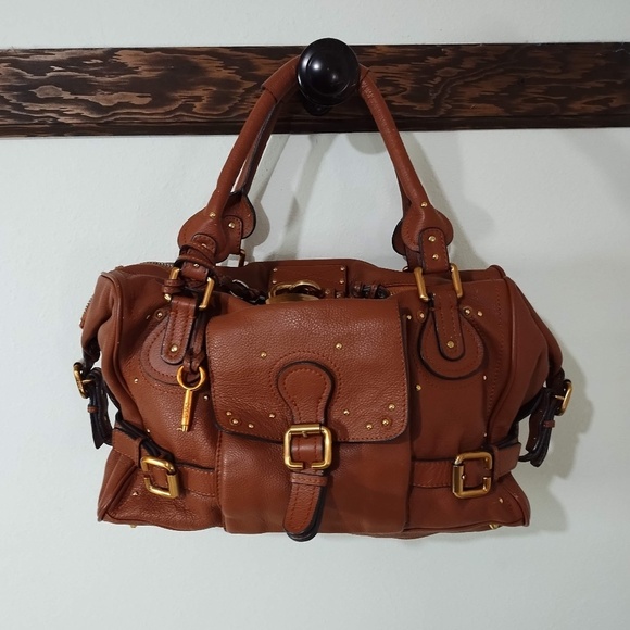Chloe Handbags - Chloe Large leather satchel Paddington Bag